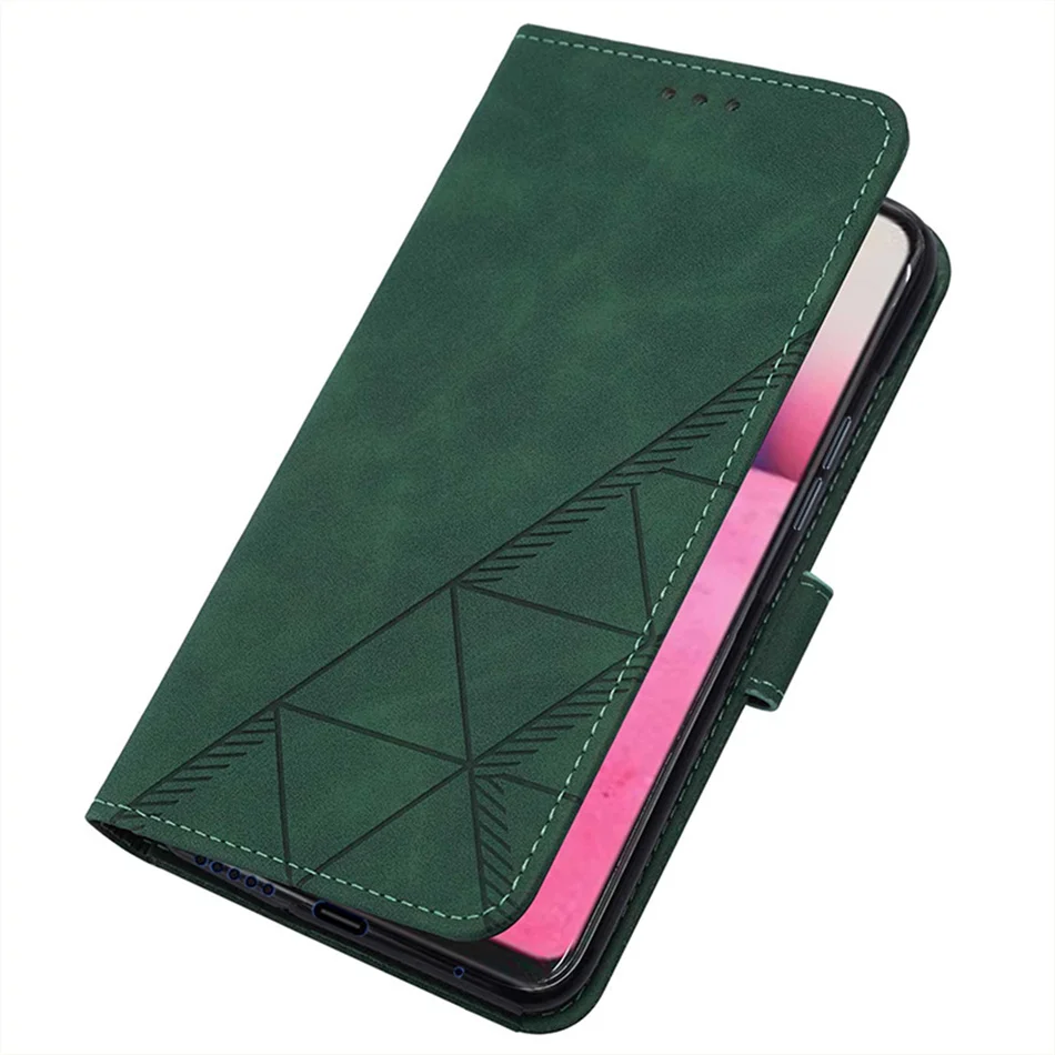 Leather Flip Case with Card Holder for Smartphone Protection