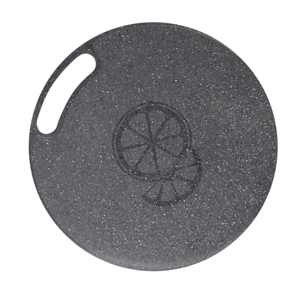 

Round Chopping Board Marble Chopping Block Hanging Fruit Vegetable Cutting Mat For Home Kitchen 35x08cm