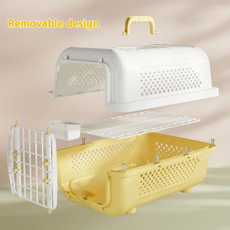 Pet Air Case Out Portable Cage Cat Bag Dog Check Box Portable Car Dog Cage Space Box