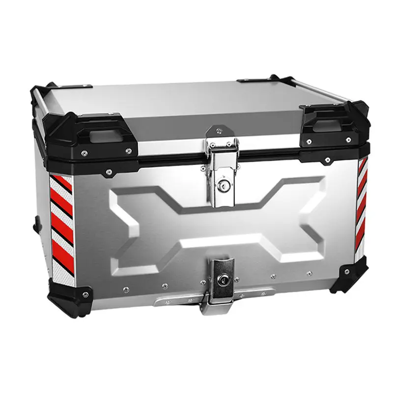 F2-Moto Accessori Moto Moto Top Box In Alluminio Top Box Moto 100L Tail Box