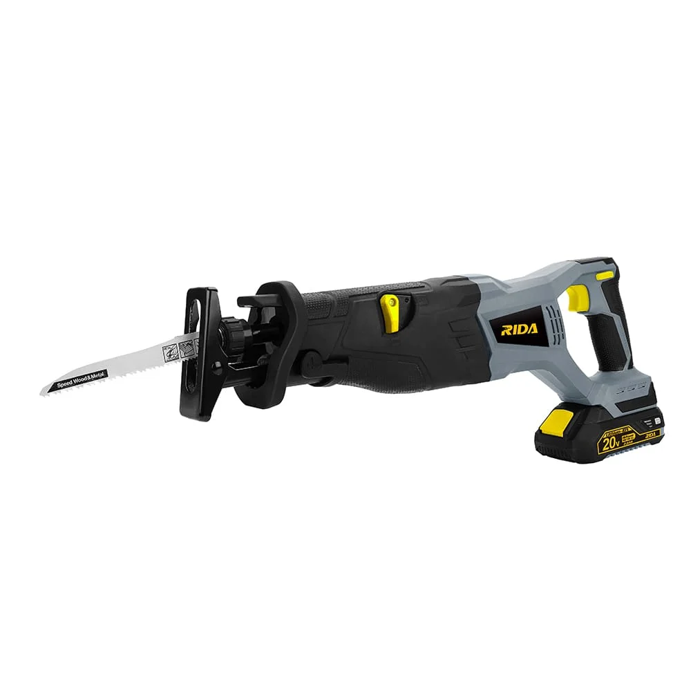 

Wireless Electric Power Tools RIDA USA Stock Cordless Electric Power Brushless Reciprocating Saw Handheld Portable Tools
