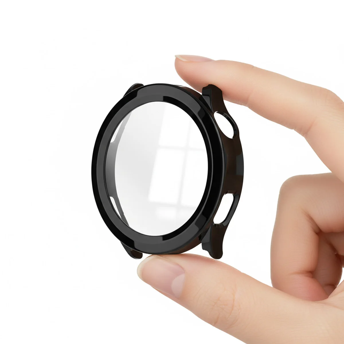 Enhanced Protective Case with Tempered Glass for Smartwatches - Anti-Scratch Cover for Premium Protection Against Wear and Tear