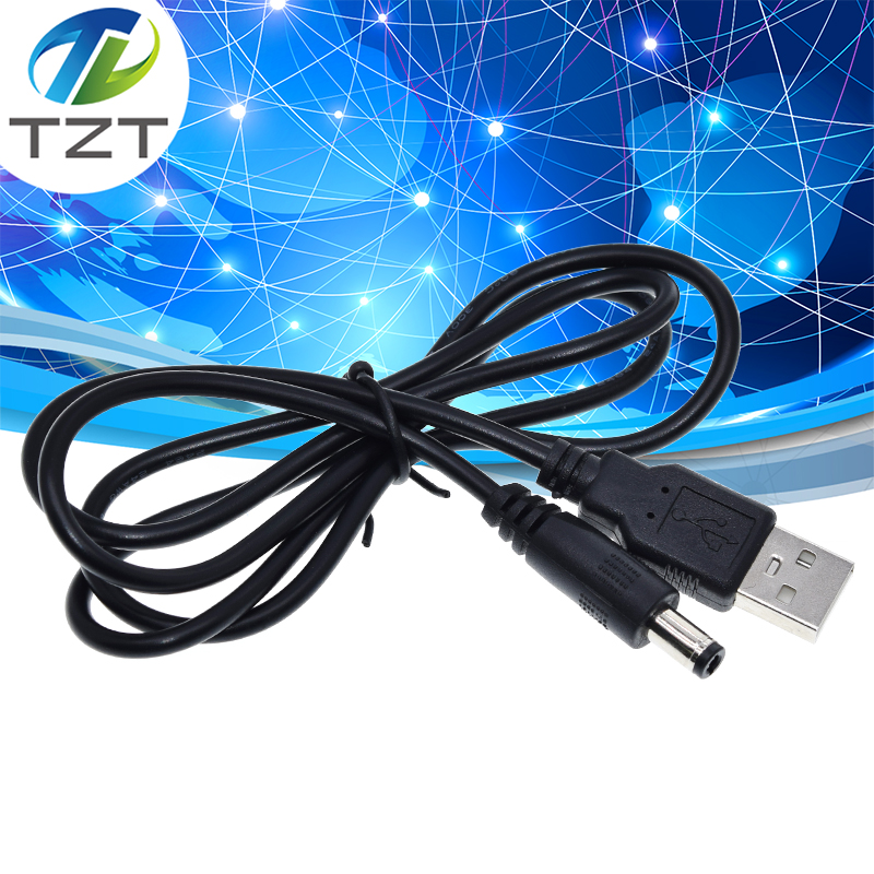 DIYTZT USB DC 5V to DC 9V / 12V Step UP Module USB Converter Adapter Cable2.1x5.5mm Male Connector