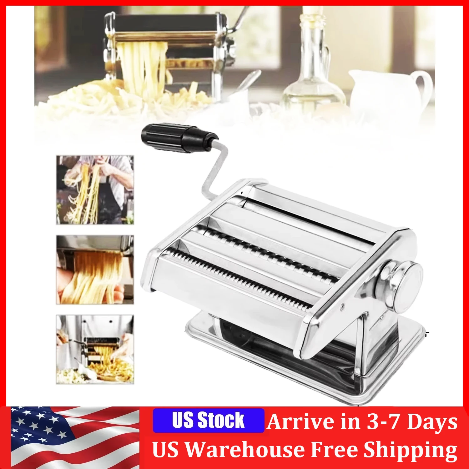 Manual Stainless Steel Pasta Maker 1