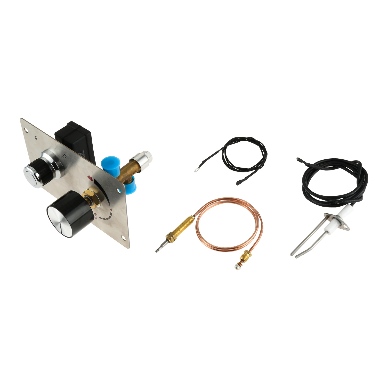 fogo pit gas queimador chama falha valvula 03