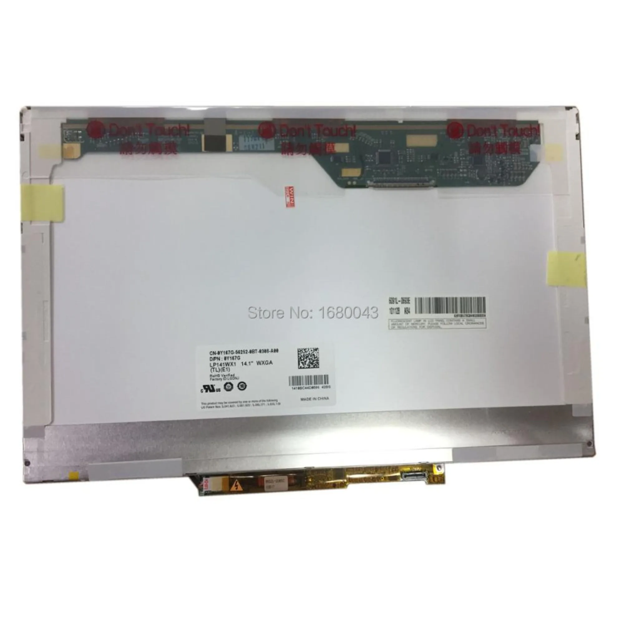 

LP141WX1 TLE1 TLE6 fit B141EW03 V-0 LP141WX1-TL01/TL04 N141I1-L09 B141EW01 V.1 N141I1-L01 30 PIN