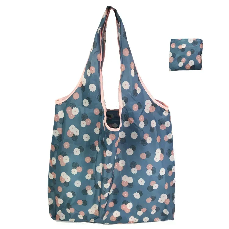 Floral Print Eco-Friendly Foldable Women's Tote Bag