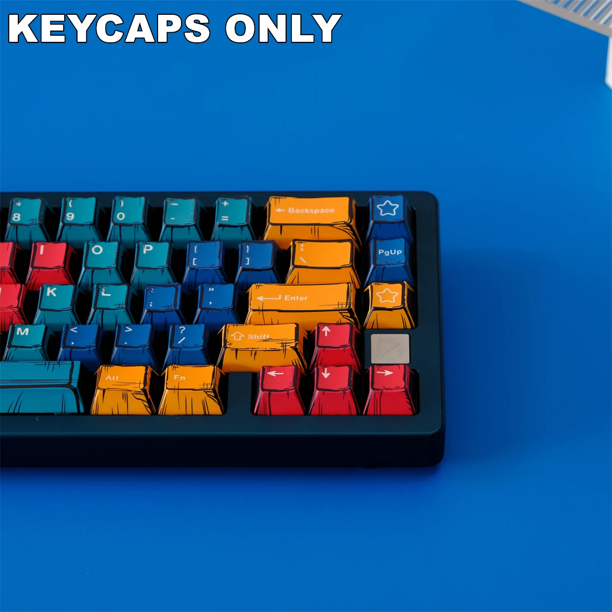 PFK Manga Style Korean PBT Keycaps Cherry Profile Dye-Sublimated Legends Keycap Set for Mx Cherry Switch Mechanical Keyboard Kit 27 S38612107380c49bcaa6c245db88e2780S