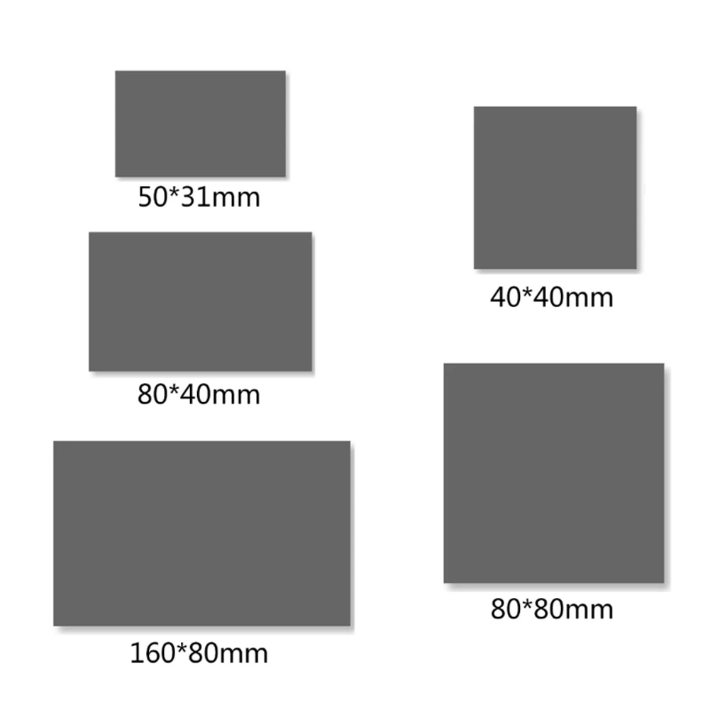 For Honeywell PTM7950 Phase Change Silicone Pad 8.5W/mK Heat Dissipation Pad Patch Replacement Lightweight for Laptop GPU CPU