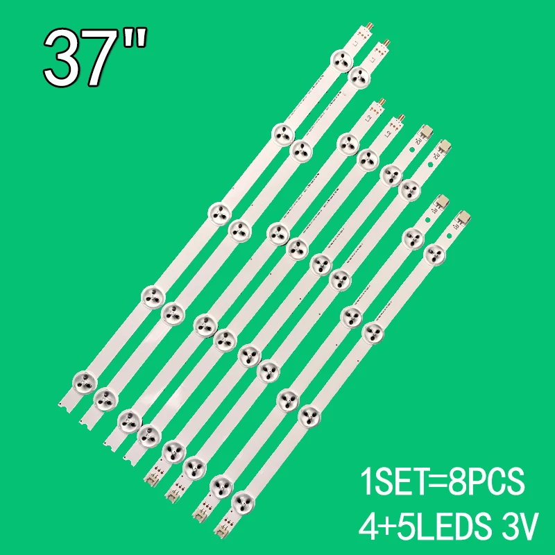 8pcs For LG 37" TV 37LN5403 37LN540B 37LN541U 37LA613V 37LA615V LATWT370R 6916L-1138A 6916L-1137A 6916L-1139A 6916L-1140A