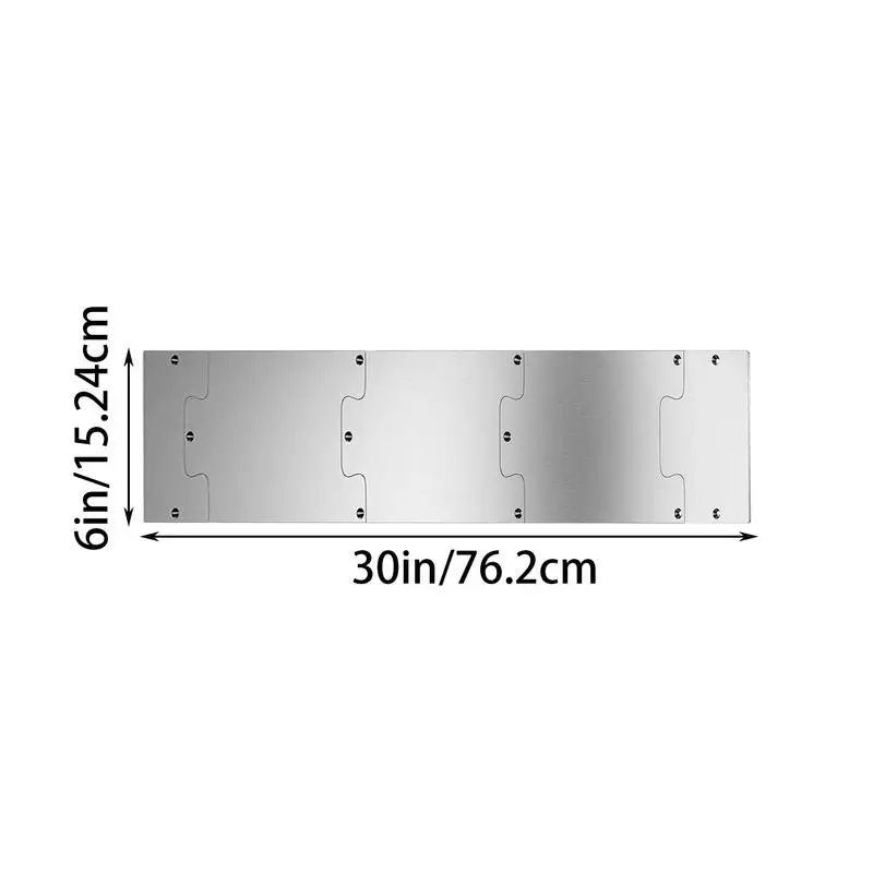 Kick Plate For Bottom Of Door Pet-Proof Kickplate For Doors Stainless Steel Anti-Scratch Kickplate Living Room Bedroom