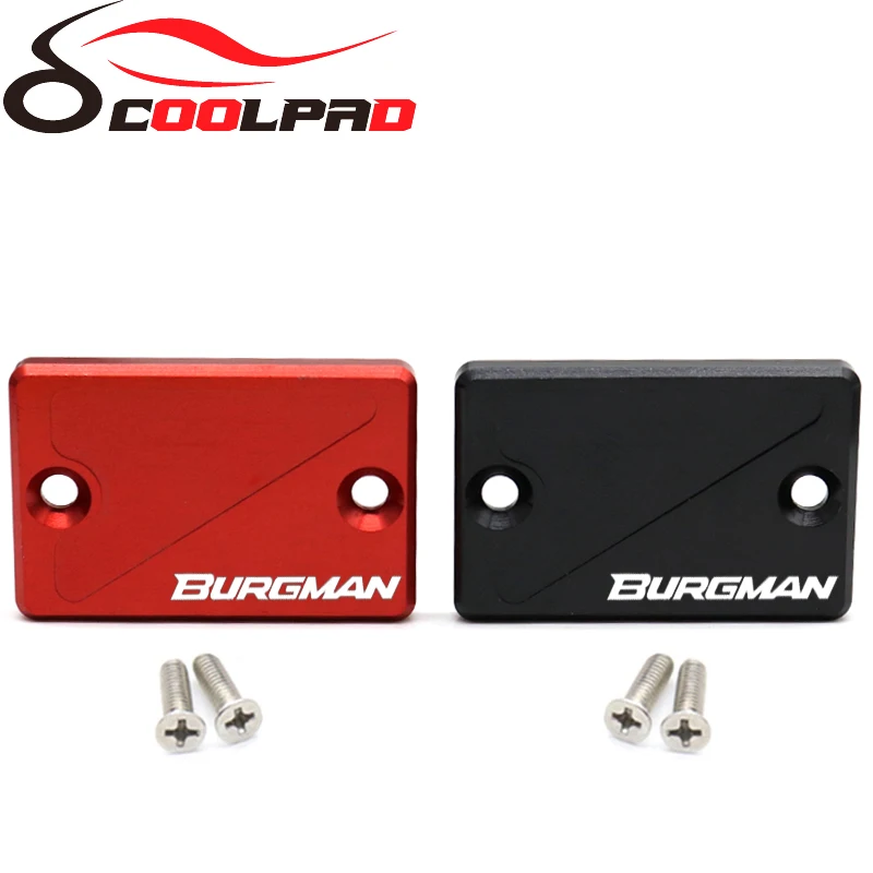 Cubierta De Depósito De Freno Delantero O Trasero Para Suzuki Burgman An 250 400 Uh 125 200 Para Honda Adv 150 350 Accesorios De Motocicleta Logotipo
