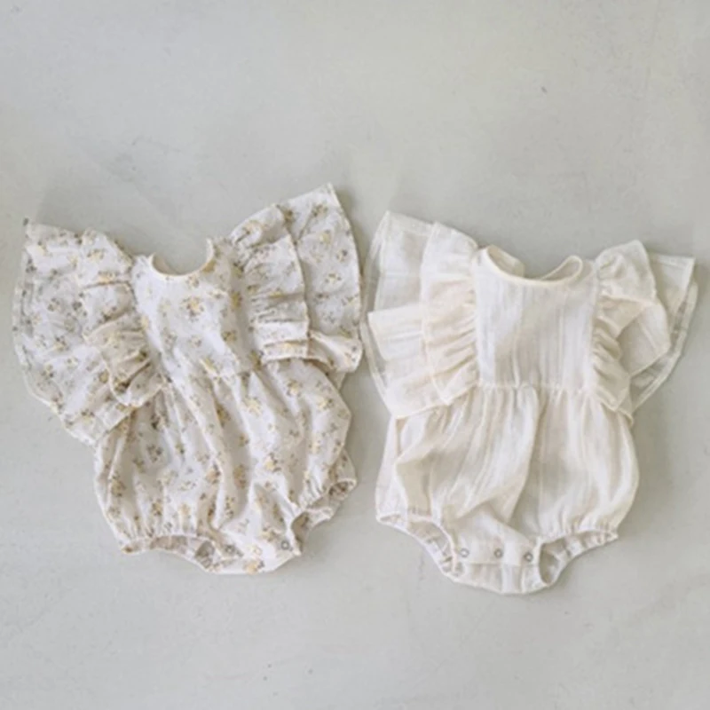 FYMNSI Tutina Estiva Neonata 3 Pezzi Con Stampa Floreale | Maniche Corte, Body Con Scritte E Pantaloni, Taglie 0-18 Mesi