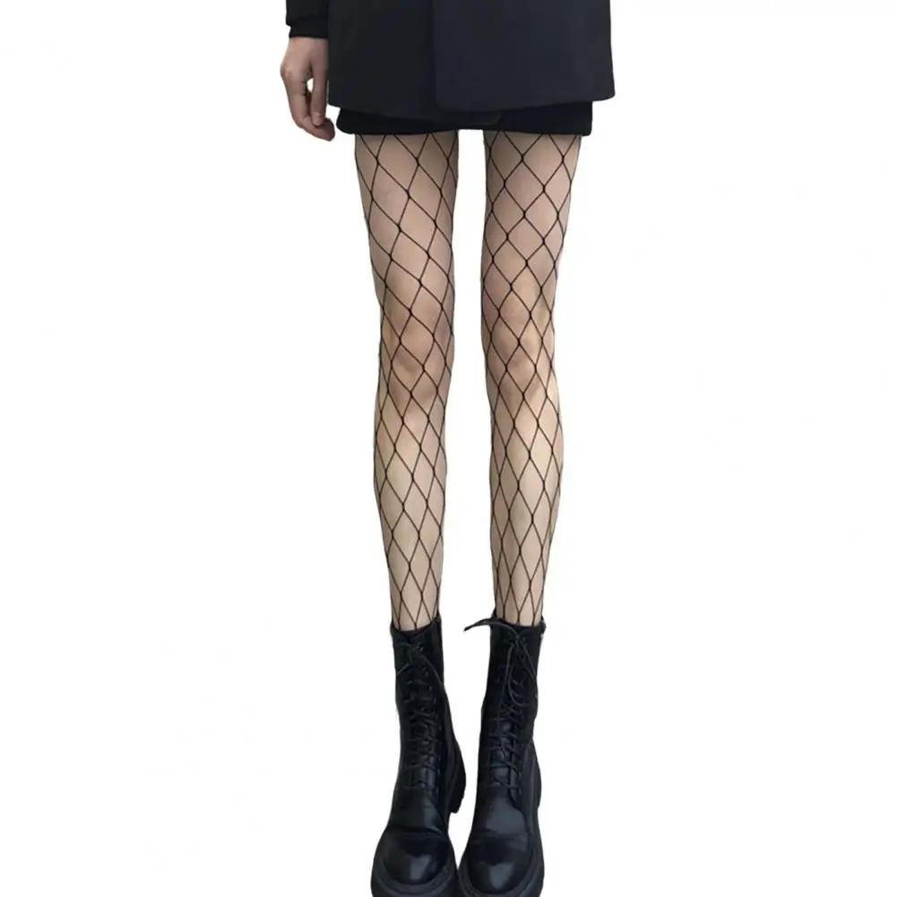 Sexy Women Pantyhouse Club Fishnet Mesh Hollow Out Skinny Beautify Legs Fishing Net Stockings Tights - Image 4