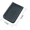 PU Leather Magnetic Money Clip Pocket Wallet Minimalist Wallet Slim Wallet Credit Business Cards Holder 5