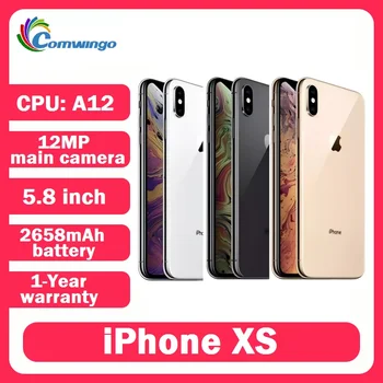 Apple iPhone XS 5.8-inch Retina OLED Display Face ID 4GB RAM 64GB/256GB ROM Used Smartphone xs 4G LTE Network NFC Original