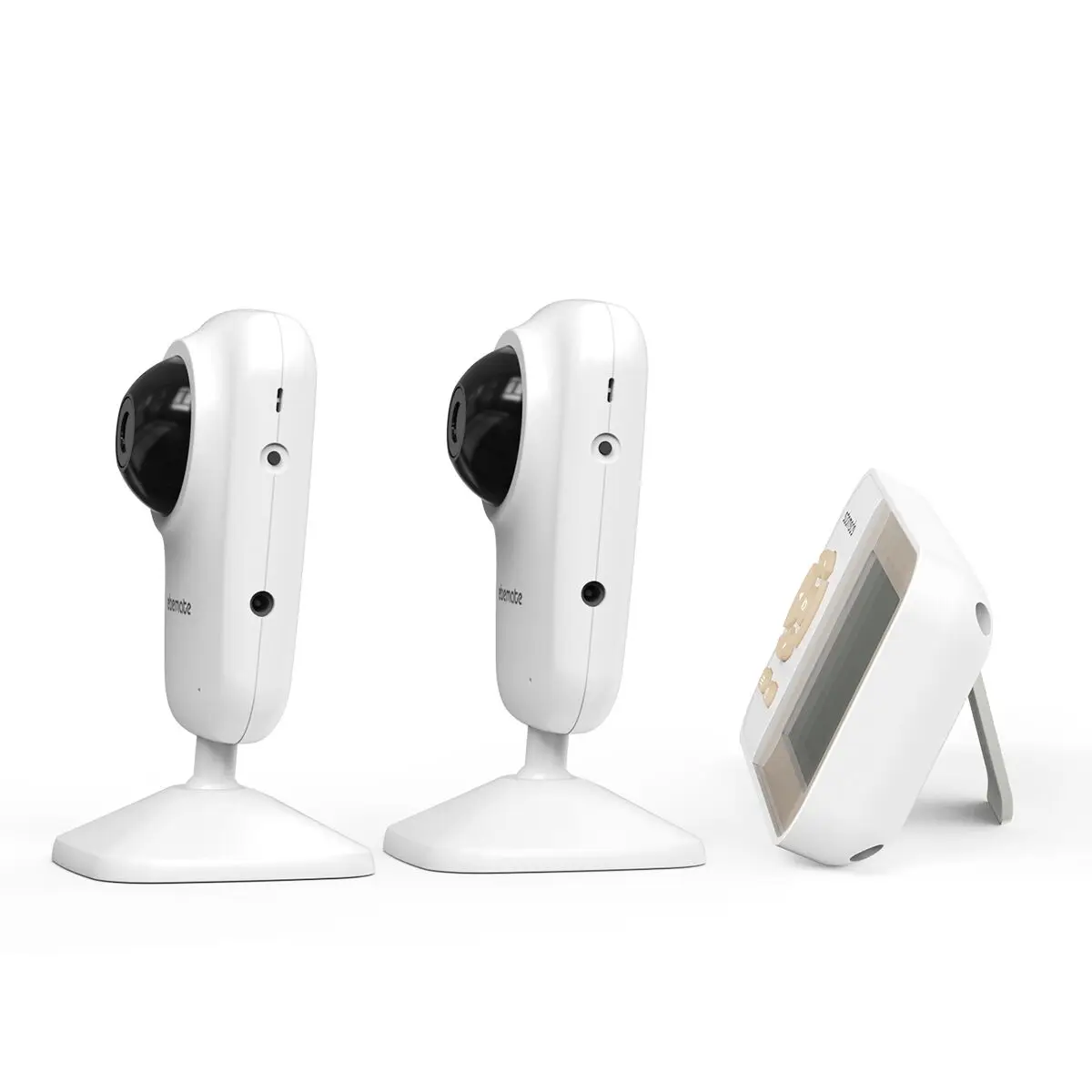 ebemate wifi Video Baby Monitor with 2 Cameras 2.8 inches LCD Screen baby monitor with night vision,2-Way Talk Audio Camera bebe