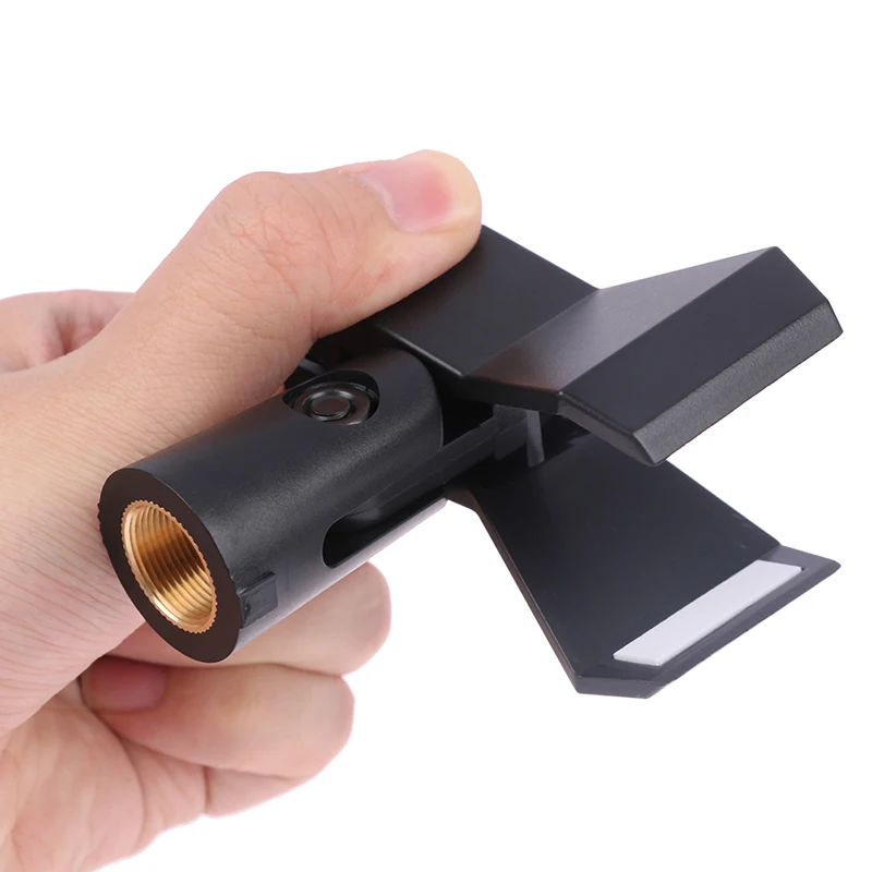 Hands-free Universal Flexible Quick Release Mount Adapter Portable Stand Accessory Microphone Clip Adjustable Replacement Holder