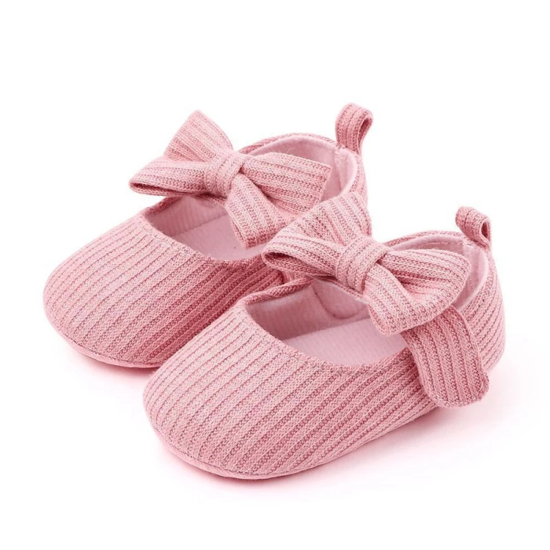 Baby Girl Walking Shoes Princess Shoes Little Baby Soft Bottom Anti Drop Girls Toddler Shoes 0-13 Months 6