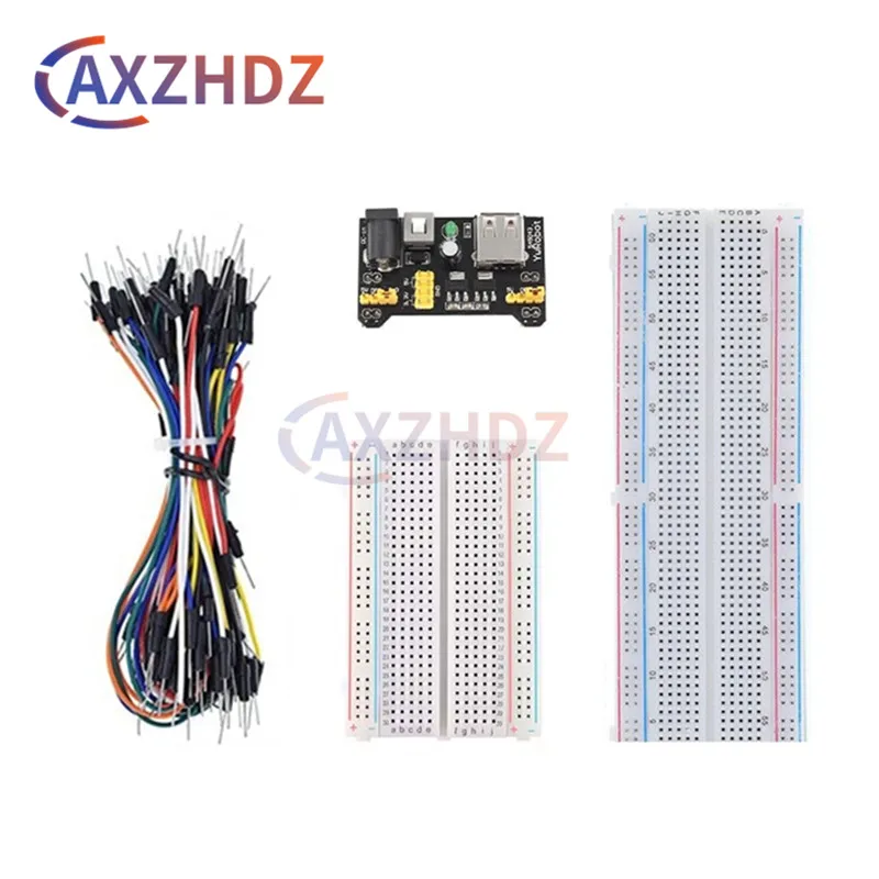MB102 MB-102 브레드보드 400 830 타이 포인트 무땜납 PCB 브레드보드 테스트 개발 듀퐁 라인 DIY 아두이노 실험실용