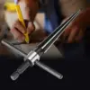 5-16mm 3-13mm Tapered 6 Flute Hole Reamer with Hex Shank & T-Handle for Woodworking - Precision Tool 3