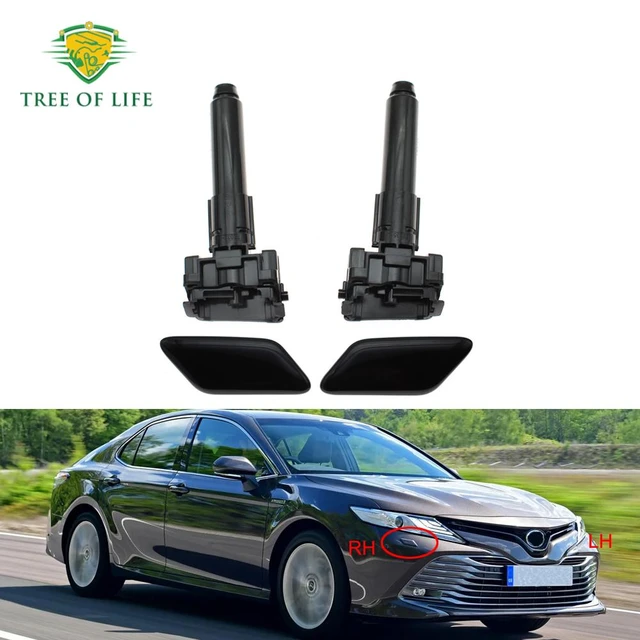 Car Front Bumper Headlight Headlamp Washer Nozzle Sprayer, 50 OFF
