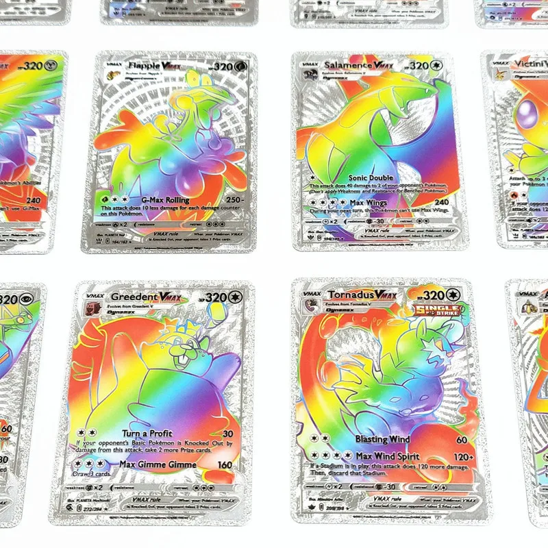 Carte pokémon Pikachu secrete couleur argent anglaise