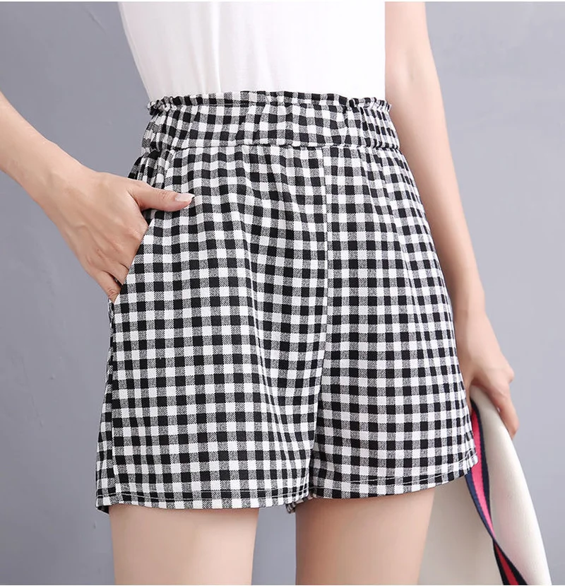 Short Pants for Women To Wear Beach Womens Shorts Mini Elastic Waist Pocket High XL Elegant Fashion Casual Classic Aesthetic Hot
