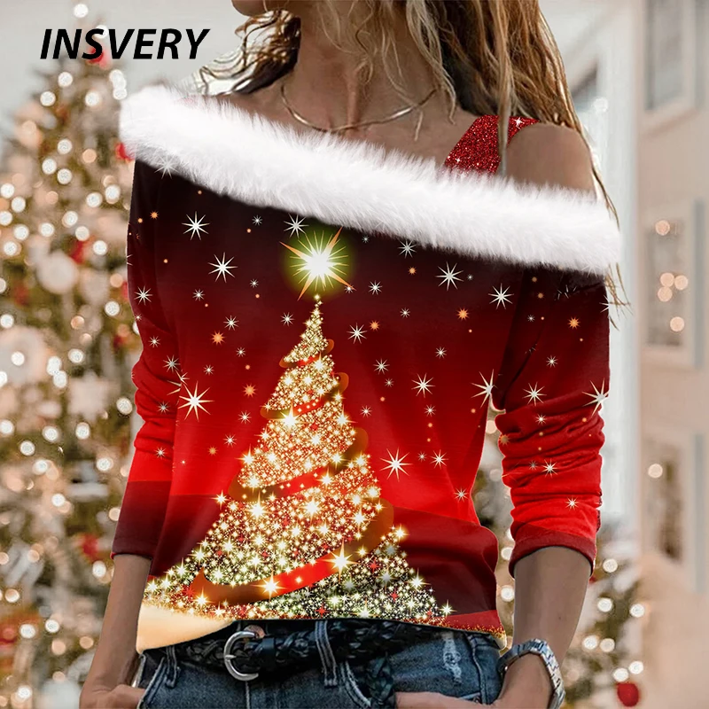Ascrazy Christmas Shirt For Women - 'I Like Them Real Thick And Sprucey' Funny Holiday Tee
