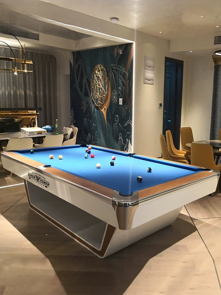 Standard household indoor fancy nine-ball American black eight commercial club adult billiard table