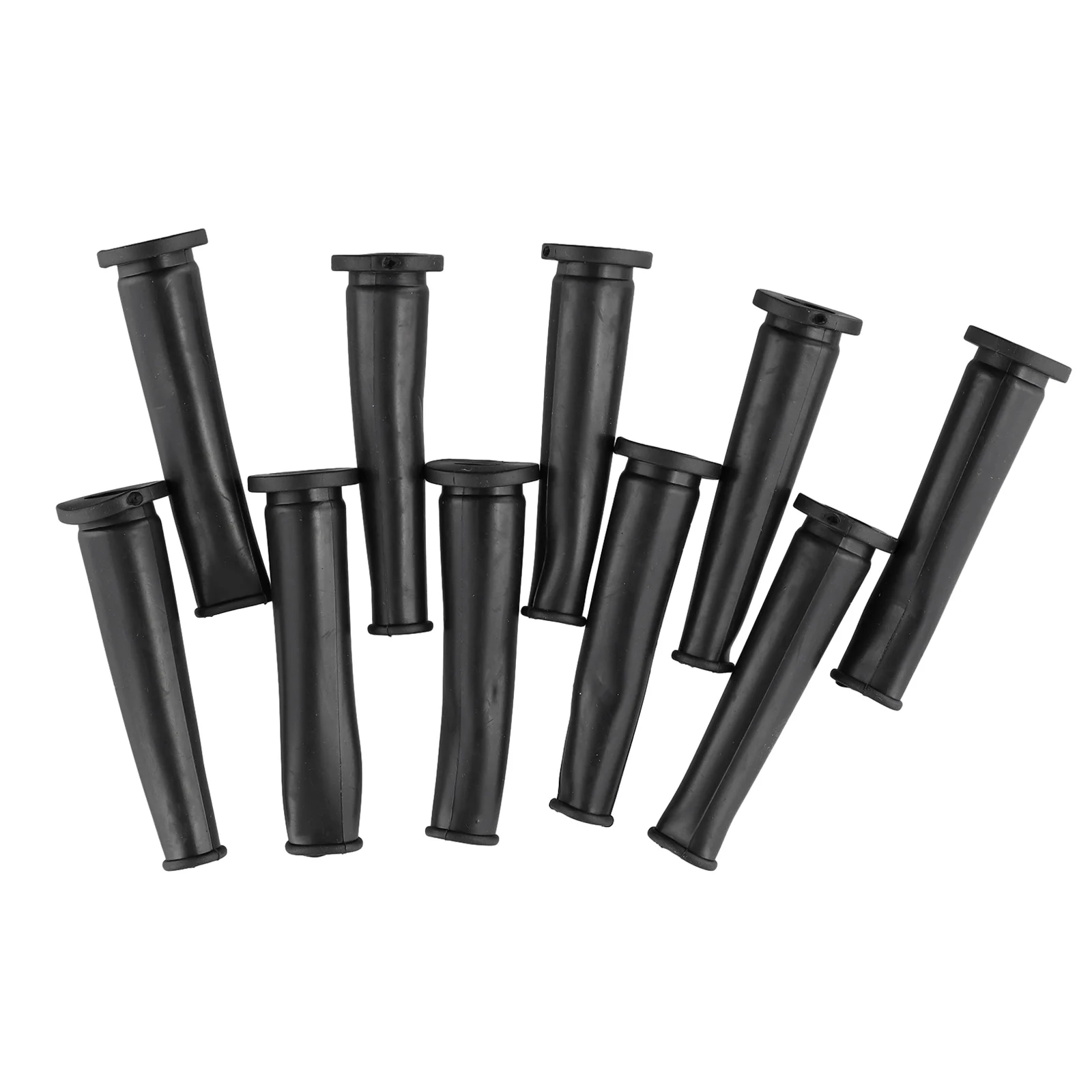 10Pcs 9mm Rubber Wire Protector Cable Sleeve Black Boot Cover For Angle Grinder 0.8 X 2.8Inch Protector Cable Sleeve