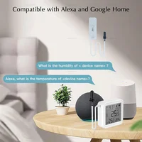 Tuya Temperature Humidity Sensor With External Probe Smart Home WiFi/Zigbee Hygrometer For Fridge Water Pool Thermostat Alarm - Image 2