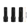3Pcs 1/2 Sqaure Drive T80 T90 T100 Black Torx Socket Set of Tools Pneumatic Wrench Spanner Accessories 2