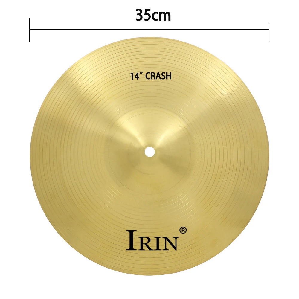 IRIN 4-Piece Cymbal Set 12/14/16/18-Inch Hi-hat Cymbals Replacement Parts For Shelf Drums Percussion Parts and Accessories