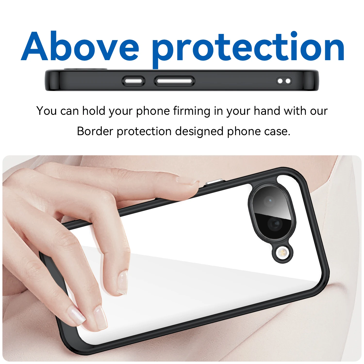 Colorful Transparent TPU Protective Phone Case Cover