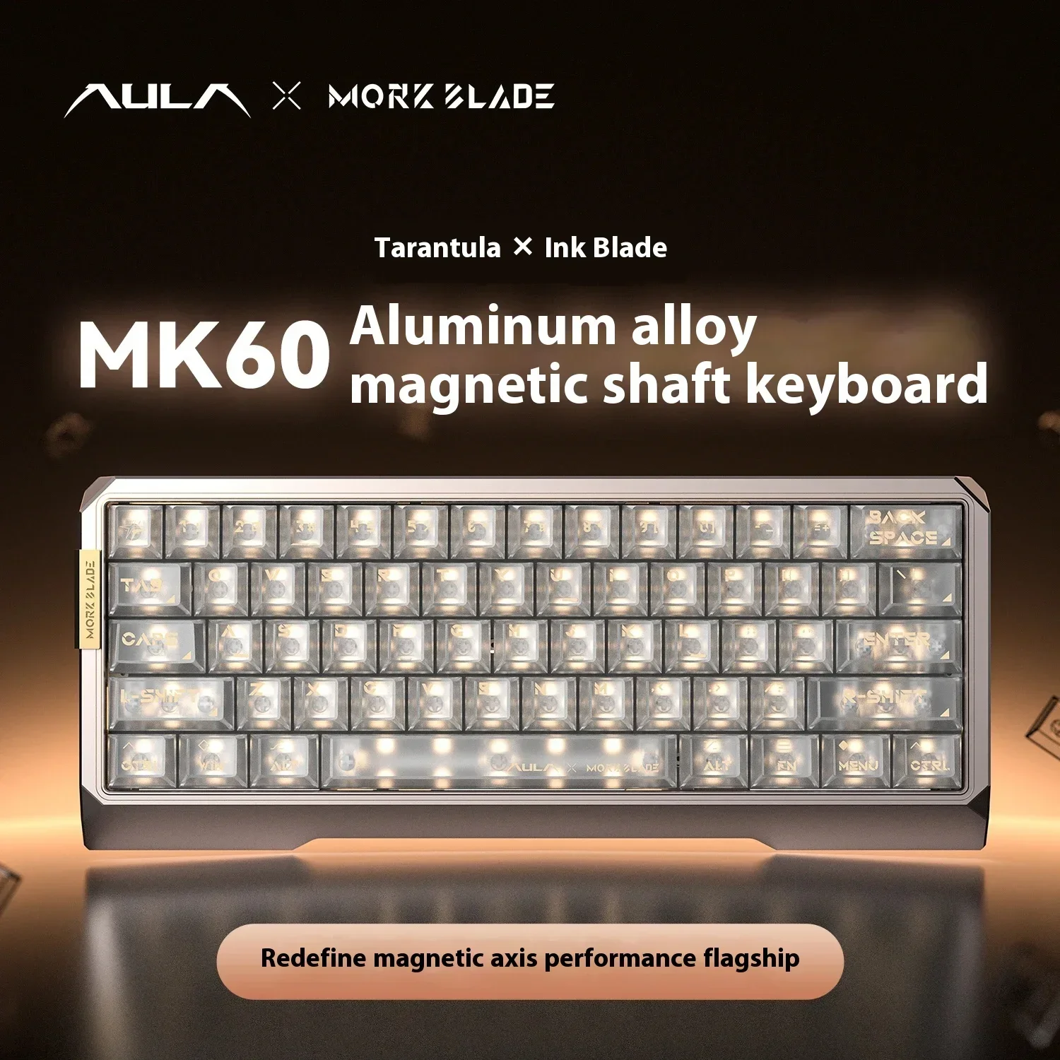 AULA MK60 磁気スイッチキーボード有線ホットスワップ RGB メカニカル