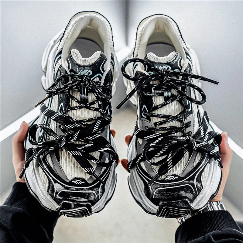 Autumn Men Platform Double Shoelaces Skateboard Comfortable Running Tennis Sports Shoes Male Casual Sneakers 44_vogvips.com