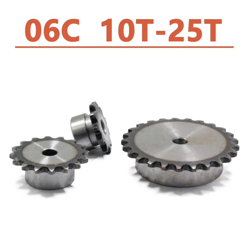 1pc06C10TeethTo25TeethSprocketWheelChainGearIndustrialA3