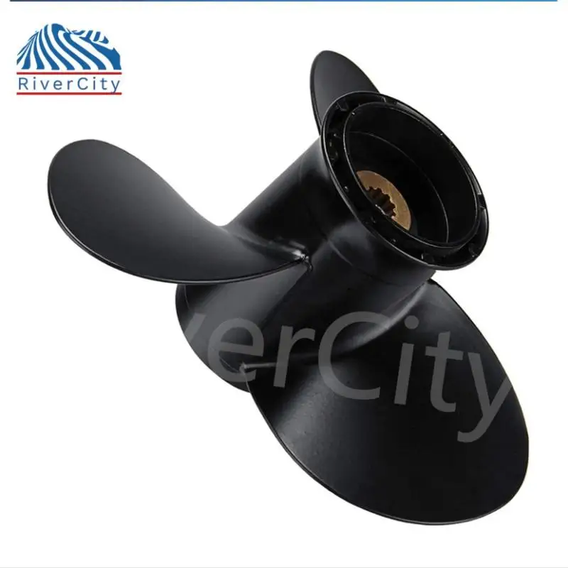 Outboard Propeller For Suzuki 8HP 9.9hp 15hp 20hp 9 1/4*12 Boat Motor Aluminum Alloy Screw Ship Marine Engine 3 Blade 10 Spline