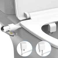 Bidet Toilet Seat New Lightweight Ultra-thin Non-Electric  Double Nozzle Adjustable Water Pressure 1