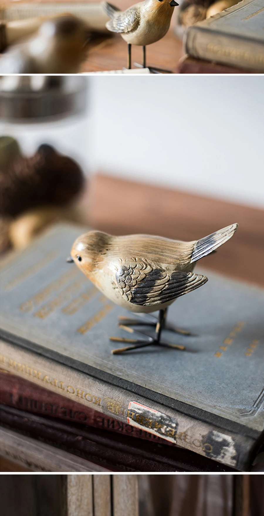 Creative Resin Bird Statue Ornaments