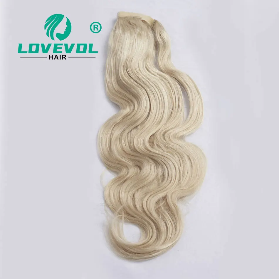 

140&160 Grams Body Wave Drawstring Ponytail Human Hair Extensions Brazilian Remy Hair Ponytail Clip In Hair Extensions
