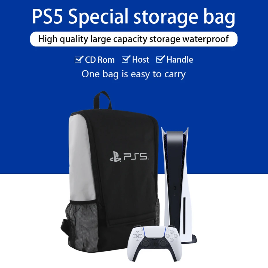 New Design For Ps5 Bag Game Console Backpack For Sony Playstation 5