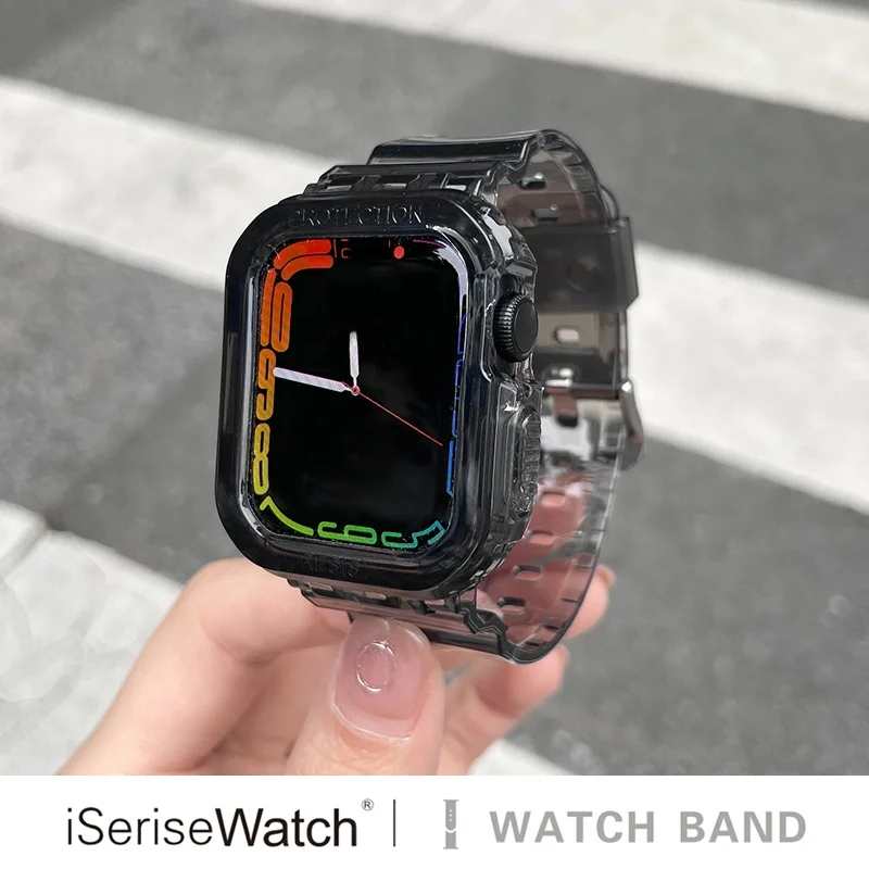 Iseriswatch- ġ Iwatch7 ĵ  Ʈ,  ġ Se 41mm/45mm,  , ÷Ǯ ũƼ, ִ TPU Ʈ, 