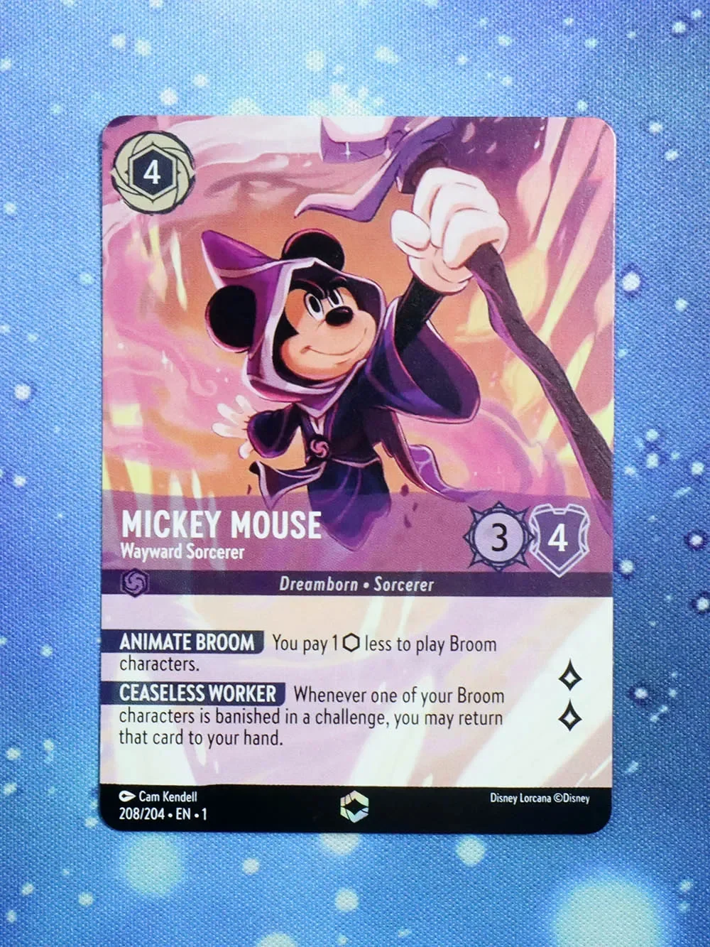 Disney Lorcana Proxy THE INKS AMETHYST NoneFoil –elsa mickey mouse the queen ursula magic mirror jafar TCG Game Cards collection