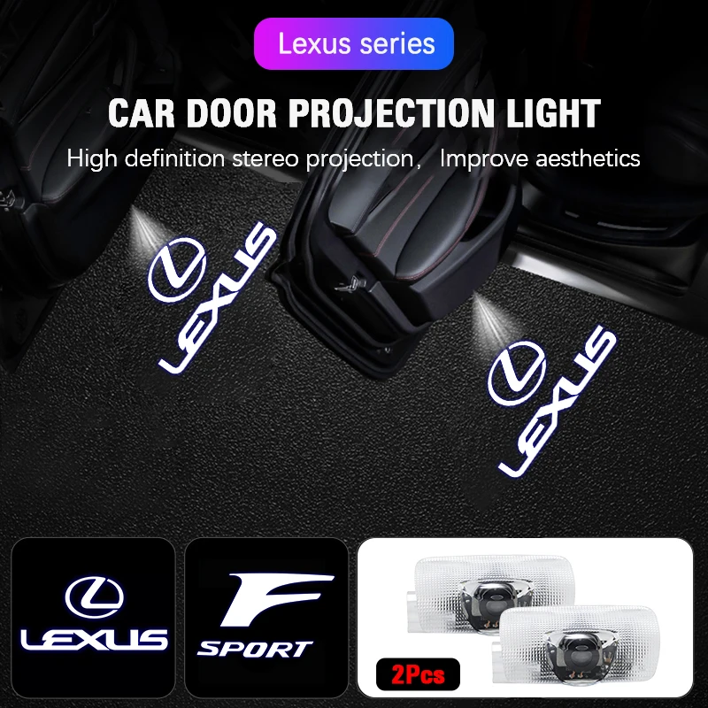 Car Door Welcome Light LED Car Door Welcome Light Laser Projector Lamp For Lexus LS LC RZ IS350 ES300 GS350 CT200h GX460 LX570 RX500h NX300 UX260