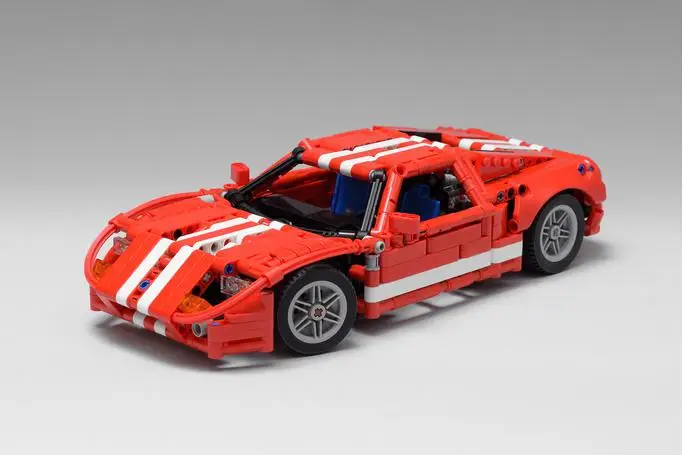 클래식 MOC-42772 GT (1:16) 슈퍼 레이싱 빌딩 블록 모델, 성인 및 어린이 명절 선물, 신제품