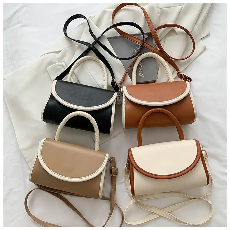Nuove Borse Moda Donna Retro Tinta Unita In Pelle Spalla Ascellare Borsa Casual Lady Spalla Crossbody Bolso Mujer Tende