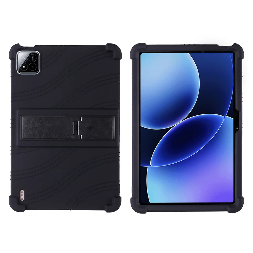 Children's Soft Silicone Stand Case for 11.2-Inch Tablets - Durable, Protective, and Adjustable