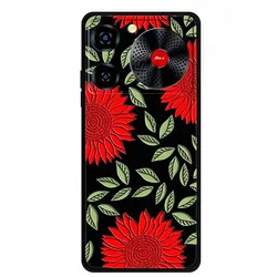 Floral 3D Embossed Shockproof Silicone Soft Phone Case - 6.6 Premium Back Cover for ZTE nubia Music (Picture 20)